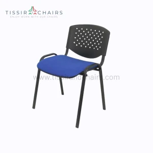 Chaise PRISMA structure métallique EPOXY NOIR